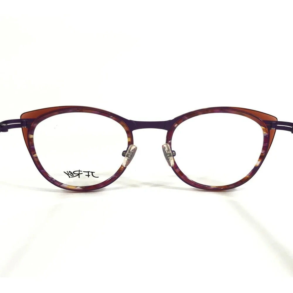 JF Rey Eyeglasses Frames JF2719 8030 Pink Red Fuchsia Cat Eye Full Rim 49-20-137